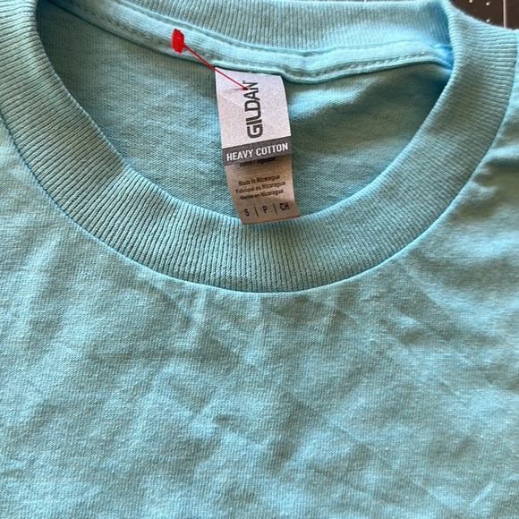 #108D Disney Sleeping Beauty Fauna Fairy tee on blue, size Small - Picture 6 of 6